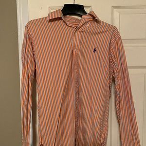 Ralph Lauren Orange/Blue Button Down
